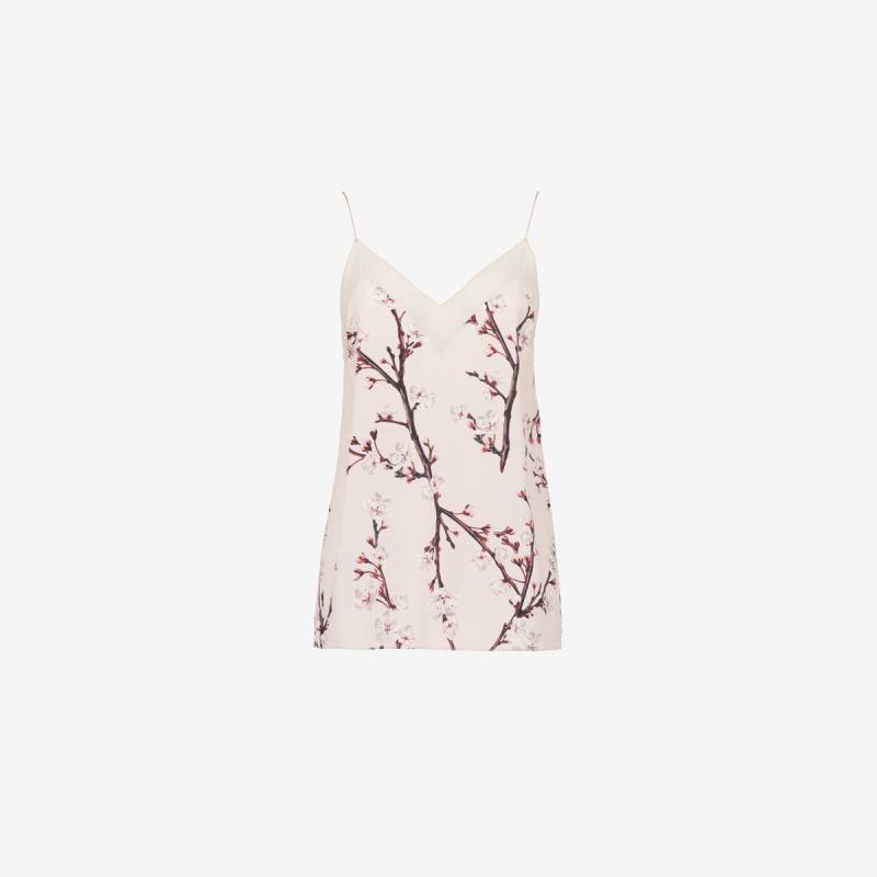 Alexander McQueen Women's Pink Blossom Camisole - 10 (Silk)